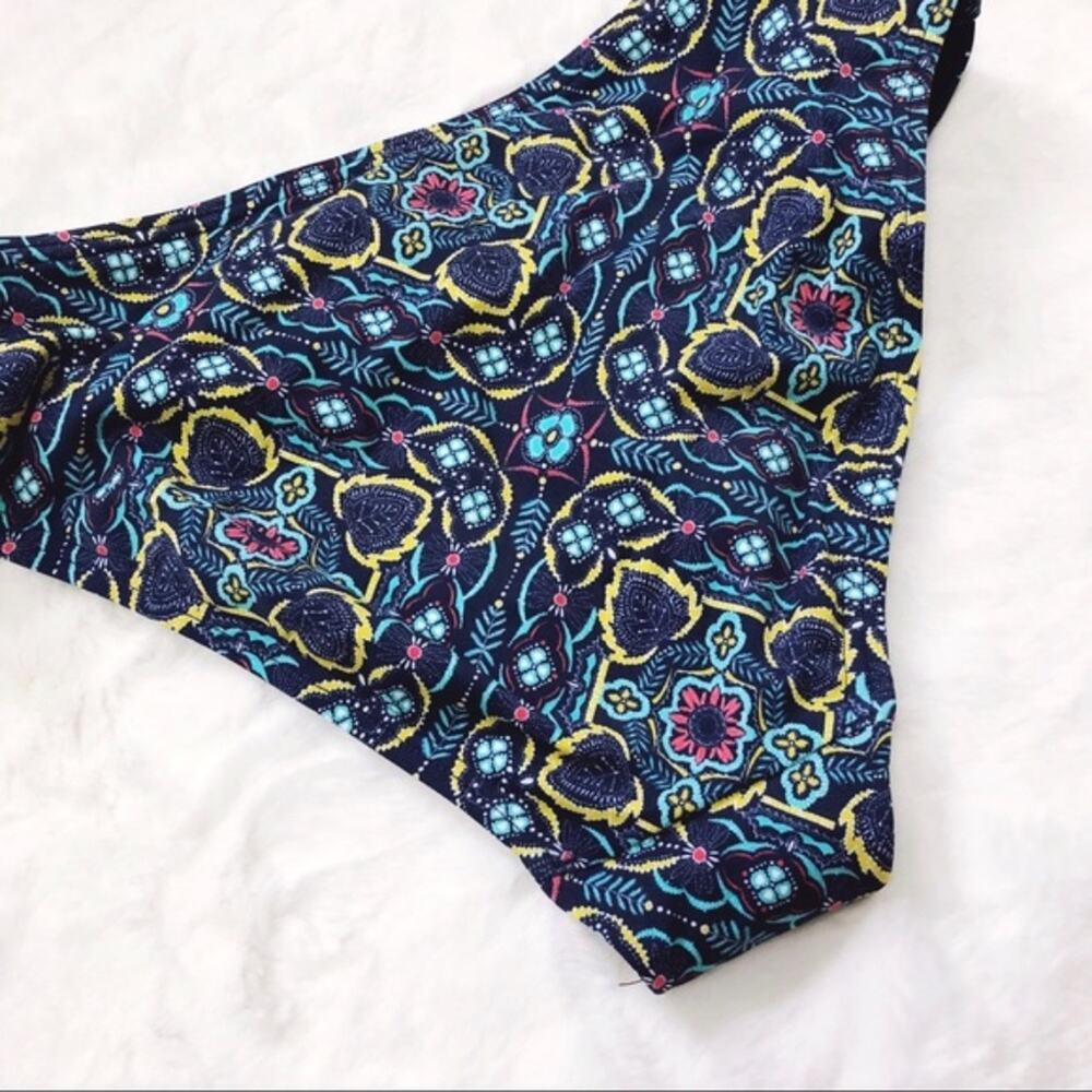 LOFT Blue Beach Side Tie Hipster Bikini Bottom - Picture 8 of 8